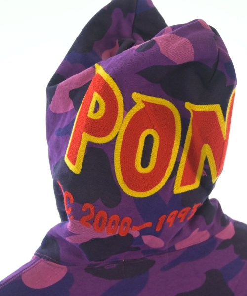 A BATHING APE（アベイシングエイプ）パーカー 紫 サイズ:L メンズ/2200641270031