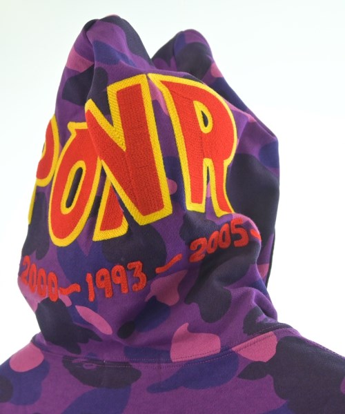 A BATHING APE（アベイシングエイプ）パーカー 紫 サイズ:L メンズ/2200641270031
