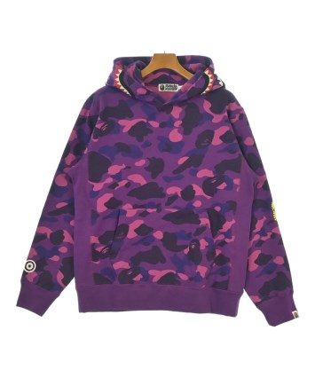 A BATHING APE（アベイシングエイプ）パーカー 紫 サイズ:L メンズ