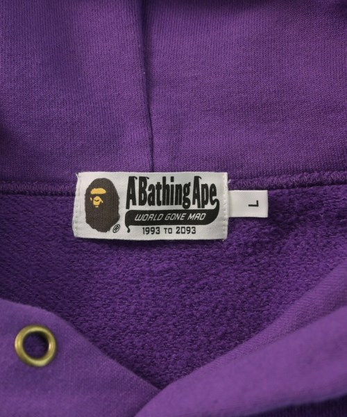 A BATHING APE（アベイシングエイプ）パーカー 紫 サイズ:L メンズ/2200641270048