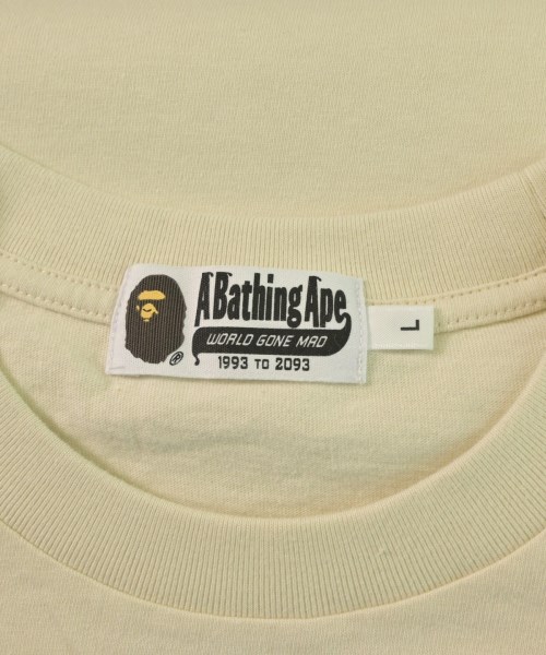 A BATHING APE（アベイシングエイプ）Tシャツ・カットソー ベージュ サイズ:L メンズ/2200641270055