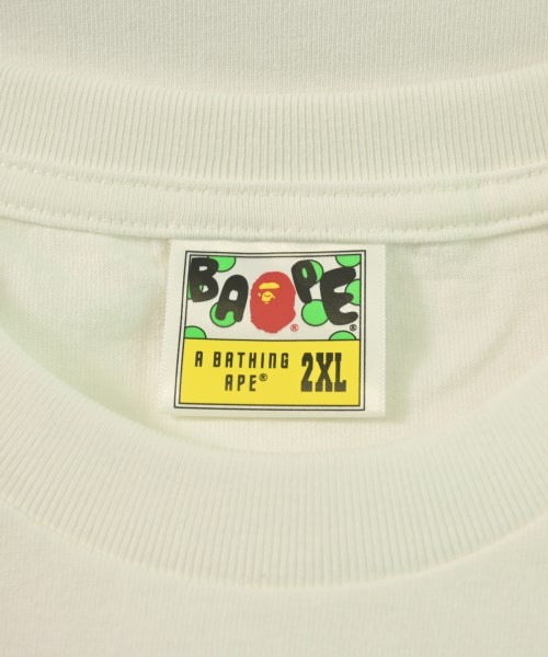 A BATHING APE（アベイシングエイプ）Tシャツ・カットソー 白 サイズ:2XL メンズ/2200641270062