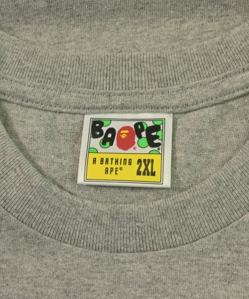 A BATHING APE（アベイシングエイプ）Tシャツ・カットソー グレー サイズ:2XL メンズ/2200641270079