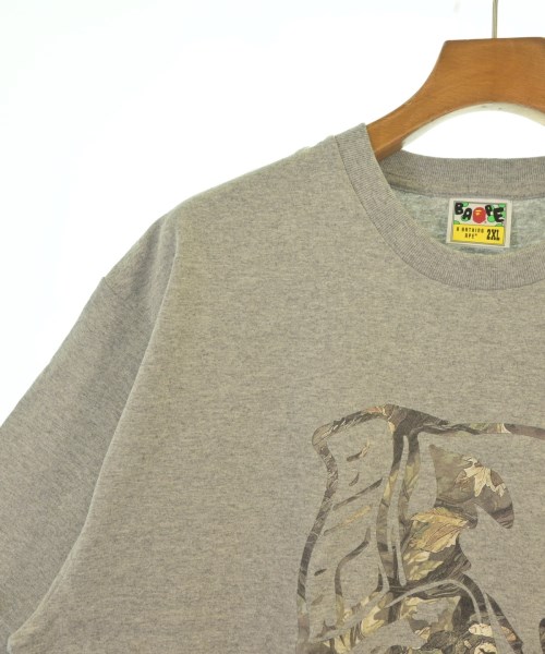 A BATHING APE（アベイシングエイプ）Tシャツ・カットソー グレー サイズ:2XL メンズ/2200641270079