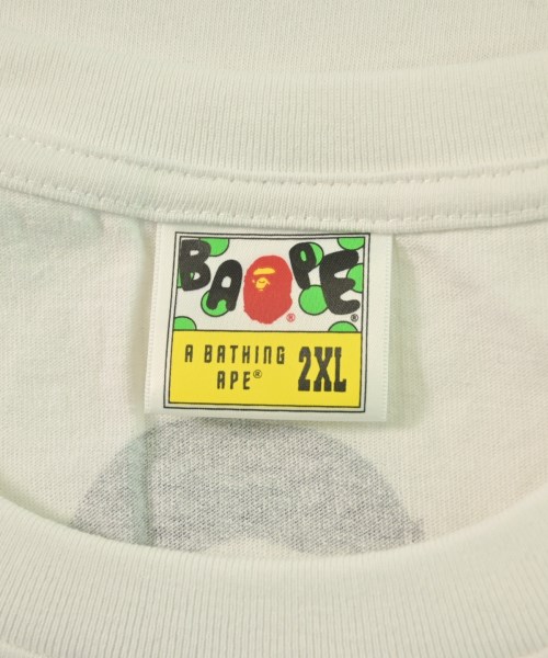A BATHING APE（アベイシングエイプ）Tシャツ・カットソー 白 サイズ:2XL メンズ/2200641270086