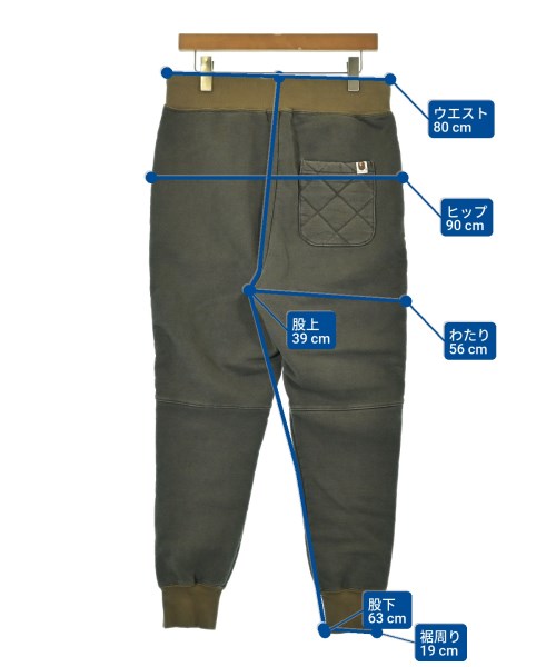 A BATHING APE（アベイシングエイプ）スウェットパンツ カーキ サイズ:M メンズ/2200641270123