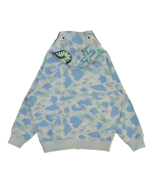 A BATHING APE（アベイシングエイプ）パーカー 青 サイズ:L メンズ/2200641453014