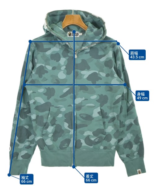A BATHING APE（アベイシングエイプ）パーカー 緑 サイズ:M メンズ/2200641571015