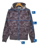 A BATHING APE（アベイシングエイプ）パーカー 紫 サイズ:M メンズ/2200641571022
