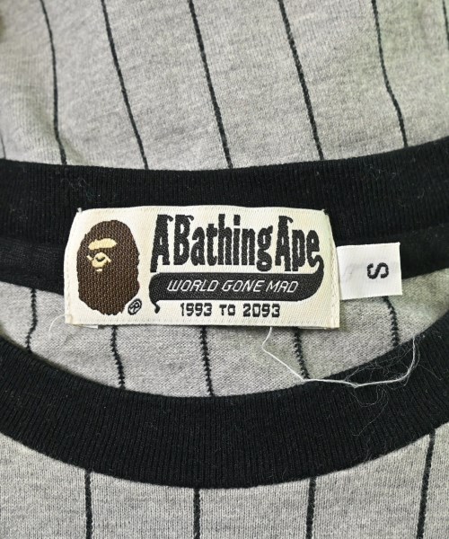A BATHING APE（アベイシングエイプ）Tシャツ・カットソー グレー サイズ:S メンズ/2200641571169