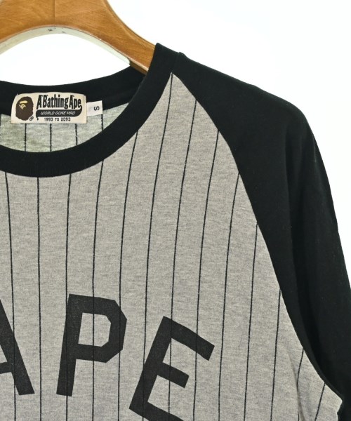 A BATHING APE（アベイシングエイプ）Tシャツ・カットソー グレー サイズ:S メンズ/2200641571169