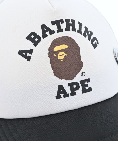A BATHING APE（アベイシングエイプ）キャップ 黒 サイズ:F メンズ/2200642564078