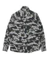 A BATHING APE（アベイシングエイプ）カジュアルシャツ 白 サイズ:L メンズ/2200643363212