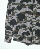 A BATHING APE（アベイシングエイプ）カジュアルシャツ 白 サイズ:L メンズ/2200643363212
