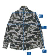 A BATHING APE（アベイシングエイプ）カジュアルシャツ 白 サイズ:L メンズ/2200643363212