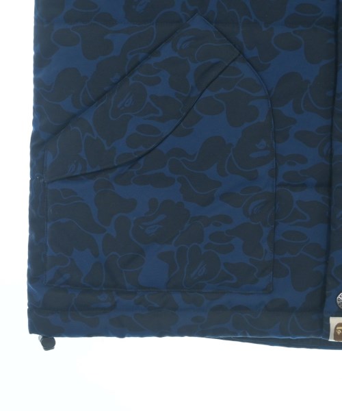A BATHING APE（アベイシングエイプ）ダウンジャケット/ダウンベスト 青 サイズ:L メンズ/2200643382022