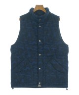 A BATHING APE（アベイシングエイプ）ダウンジャケット/ダウンベスト 青 サイズ:L メンズ/2200643382022