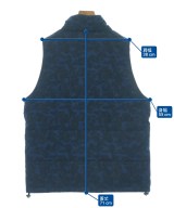 A BATHING APE（アベイシングエイプ）ダウンジャケット/ダウンベスト 青 サイズ:L メンズ/2200643382022