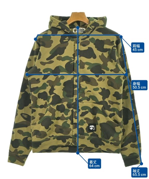 A BATHING APE（アベイシングエイプ）パーカー カーキ サイズ:M メンズ/2200644264037