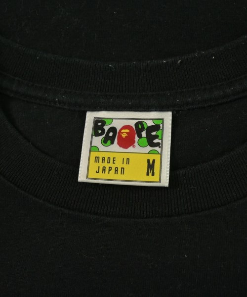 A BATHING APE（アベイシングエイプ）Tシャツ・カットソー 黒 サイズ:M メンズ/2200644264051