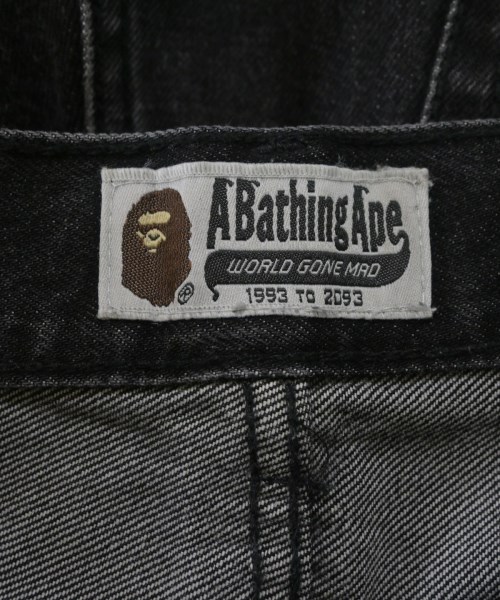 A BATHING APE（アベイシングエイプ）デニムパンツ 黒 サイズ:M メンズ/2200644298032