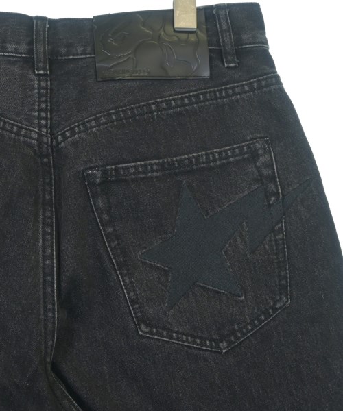 A BATHING APE（アベイシングエイプ）デニムパンツ 黒 サイズ:M メンズ/2200644298032