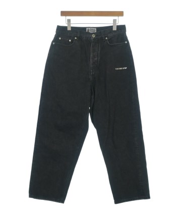 A BATHING APE（アベイシングエイプ）デニムパンツ 黒 サイズ:M メンズ