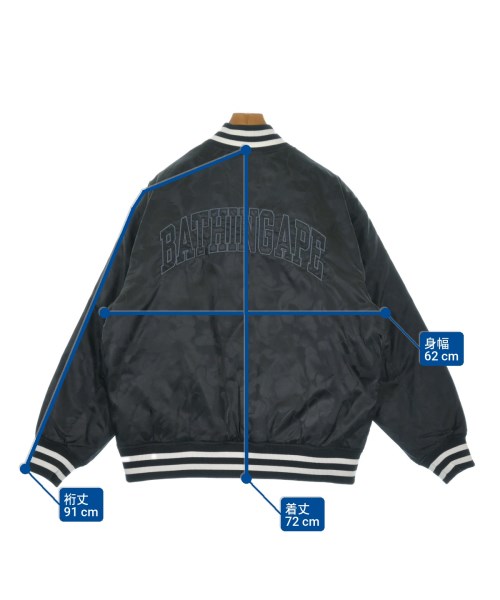 A BATHING APE（アベイシングエイプ）スタジャン 黒 サイズ:L メンズ/2200644734011