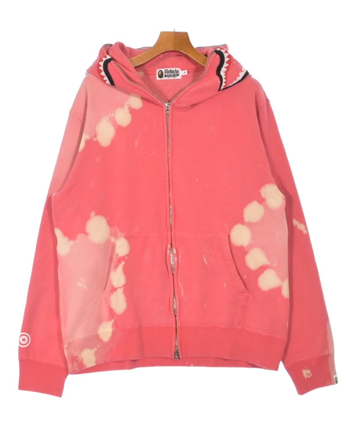 A BATHING APE（アベイシングエイプ）パーカー ピンク サイズ:XL