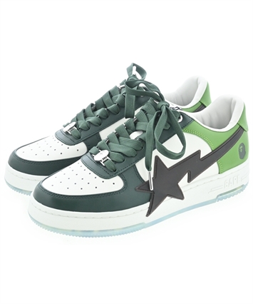 A BATHING APE（アベイシングエイプ）スニーカー 緑 サイズ:27.5cm
