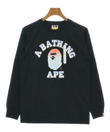 アベイシングエイプ 長袖 A BATHING APE(アベイシングエイプ)Tシャツ・カットソー 黒