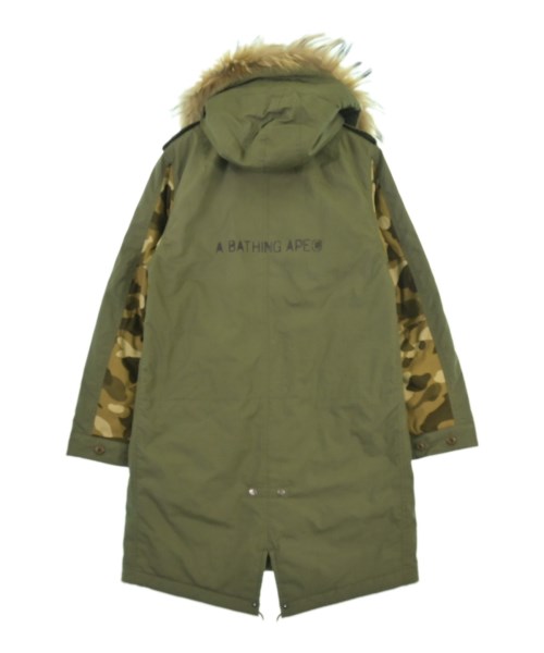 A BATHING APE（アベイシングエイプ）モッズコート カーキ サイズ:M メンズ/2200622638065