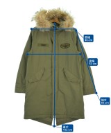 A BATHING APE（アベイシングエイプ）モッズコート カーキ サイズ:M メンズ/2200622638065