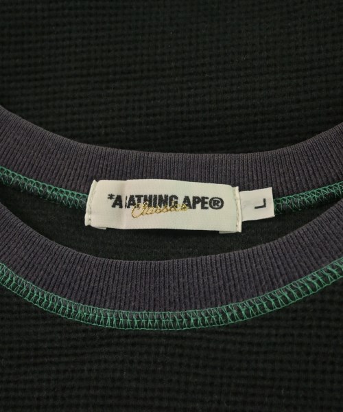 A BATHING APE（アベイシングエイプ）Tシャツ・カットソー 黒 サイズ:L メンズ/2200623159057