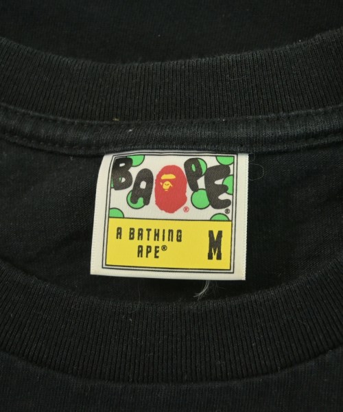 A BATHING APE（アベイシングエイプ）Tシャツ・カットソー 黒 サイズ:M メンズ/2200623321645