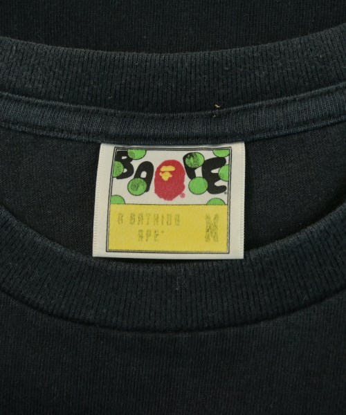 A BATHING APE（アベイシングエイプ）Tシャツ・カットソー 黒 サイズ:M メンズ/2200623321669