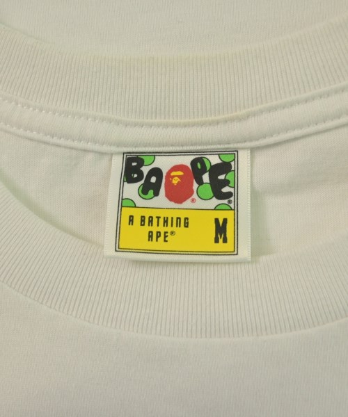 A BATHING APE（アベイシングエイプ）Tシャツ・カットソー 白 サイズ:M メンズ/2200624779018