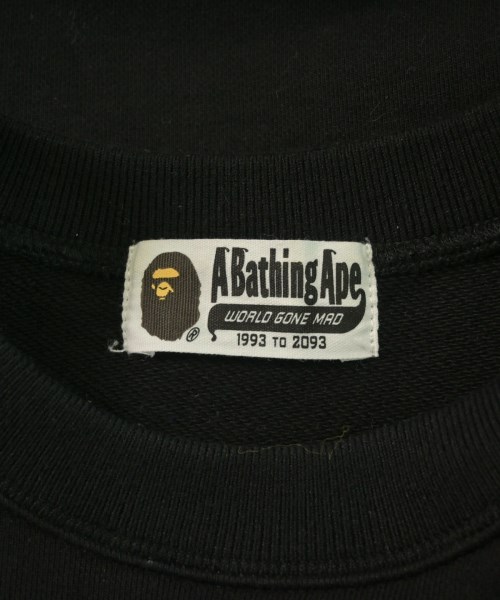 A BATHING APE（アベイシングエイプ）スウェット 黒 サイズ:F メンズ/2200624786016