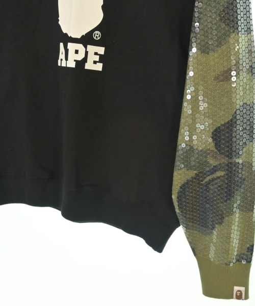 A BATHING APE（アベイシングエイプ）スウェット 黒 サイズ:F メンズ/2200624786016