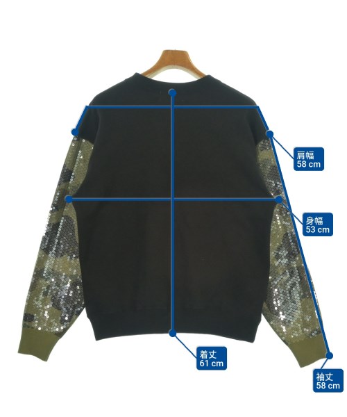 A BATHING APE（アベイシングエイプ）スウェット 黒 サイズ:F メンズ/2200624786016