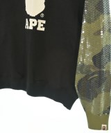 A BATHING APE（アベイシングエイプ）スウェット 黒 サイズ:F メンズ/2200624786016