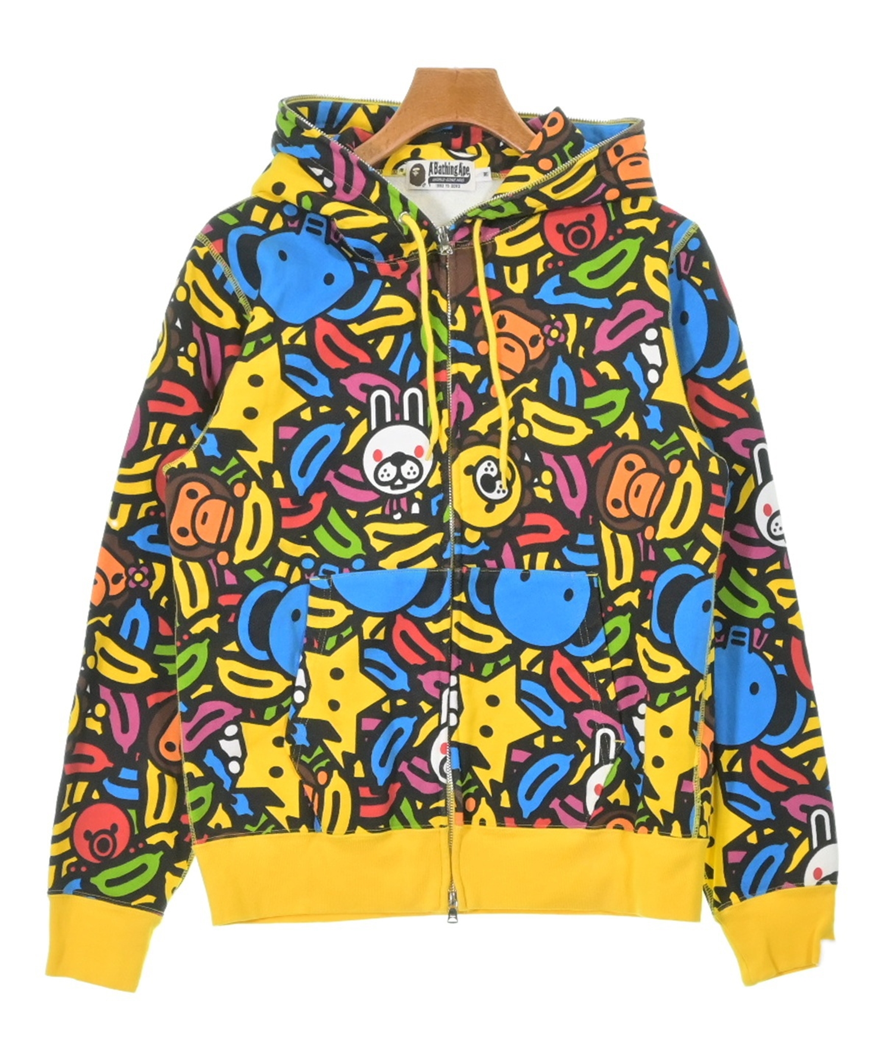 A BATHING APE（アベイシングエイプ）スウェット 黄 サイズ:M メンズ
