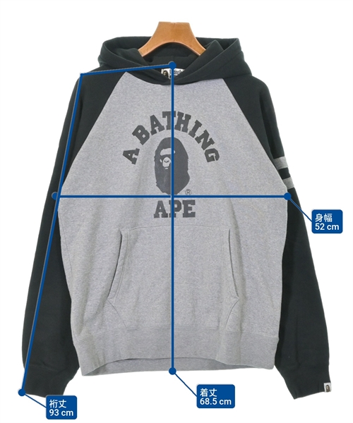 A BATHING APE（アベイシングエイプ）スウェット グレー サイズ:L メンズ/2200625791064