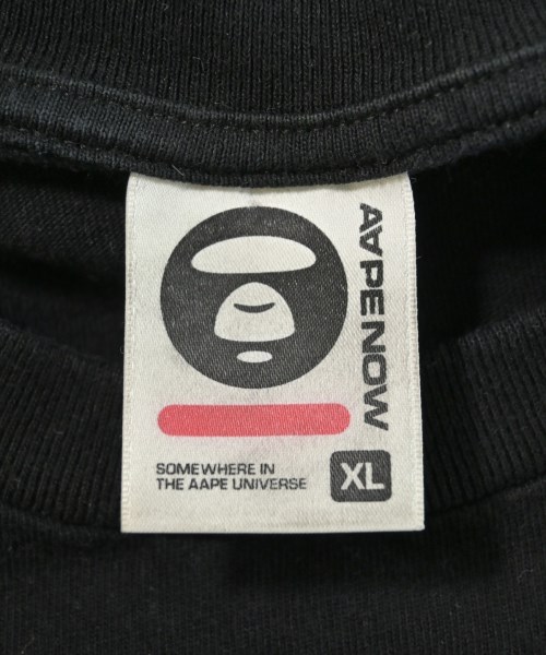 AAPE BY A BATHING APE（エーエイプバイアベイシングエイプ）Tシャツ・カットソー 黒 サイズ:XL メンズ/2200628358059