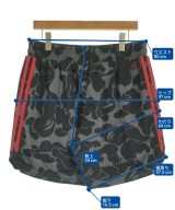 A BATHING APE（アベイシングエイプ）ショートパンツ 黒 サイズ:XL メンズ/2200618234202