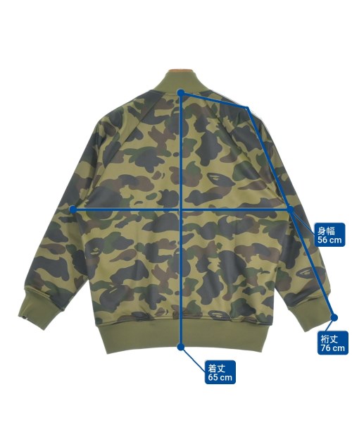 A BATHING APE（アベイシングエイプ）スウェット カーキ サイズ:S メンズ/2200630330036