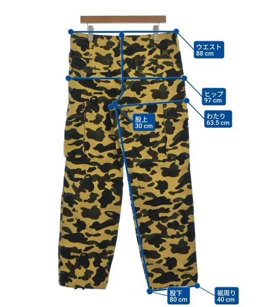 A BATHING APE（アベイシングエイプ）カーゴパンツ ベージュ サイズ:L メンズ/2200630330081
