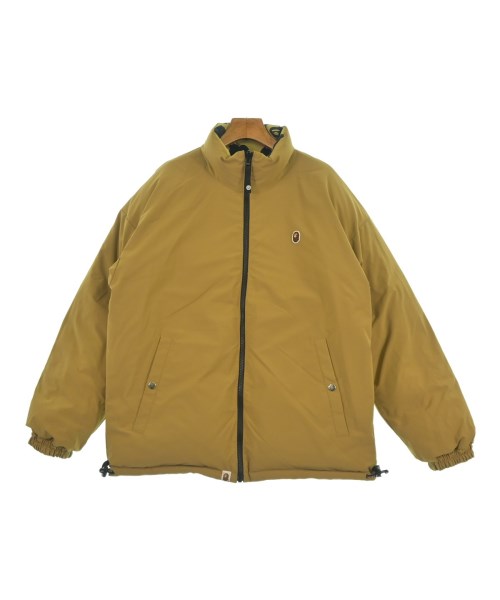 A BATHING APE（アベイシングエイプ）ダウンジャケット/ダウンベスト ベージュ サイズ:M メンズ/2200630391013