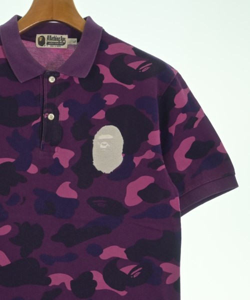 A BATHING APE（アベイシングエイプ）ポロシャツ 紫 サイズ:L メンズ/2200630589137