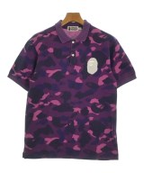 A BATHING APE（アベイシングエイプ）ポロシャツ 紫 サイズ:L メンズ/2200630589137
